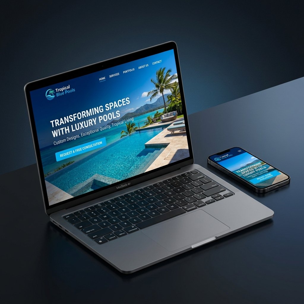 Site de Construção de Piscinas