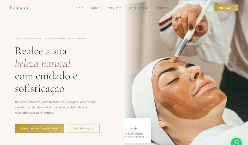 Site de Estética 1
